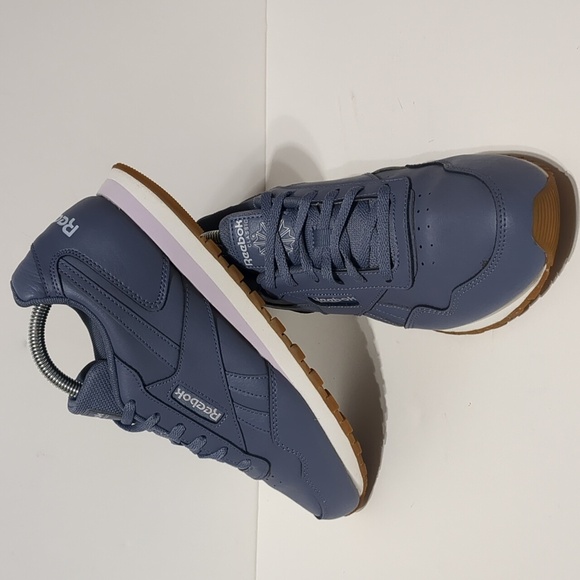 Reebok Womens 8.5 Classic Harman Run Shoes Cool Shadow White Grey - Picture 5 of 8